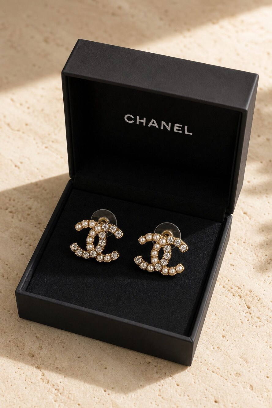 CHANEL Classic Parisian Earrings Style 21 | New with Box - Picture 7 of 9